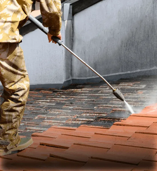 Professional conservatory roof cleaning by expert window cleaners in Reading, ensuring a sparkling, streak-free finish and enhanced roof durability